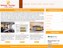Tablet Screenshot of mekongprestigecruise.com